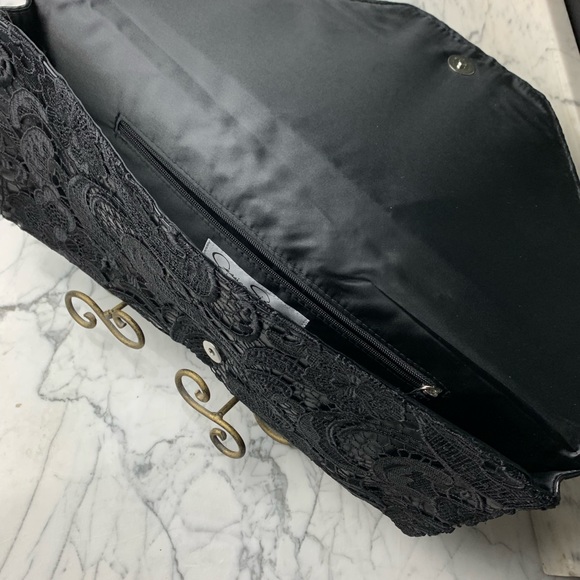 Jessica Simpson Black Lace Clutch - Picture 4 of 8